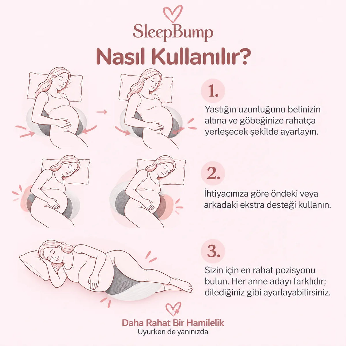 SleepBump Hamile Destek Yastığı
